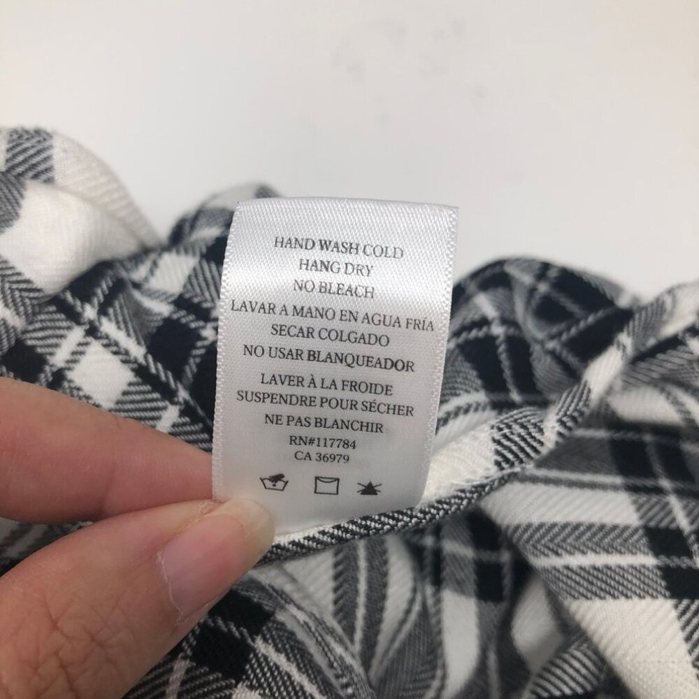 Rails Jordyn Split Side Tunic Size L White Ebony … - image 7